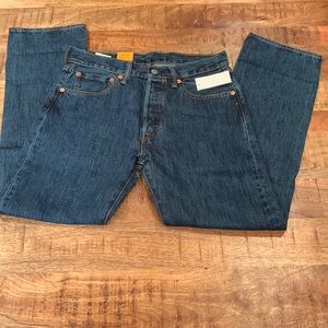 NWT Men’s Levi’s Jeans 501 Original Fit Straight Size 31 X 30